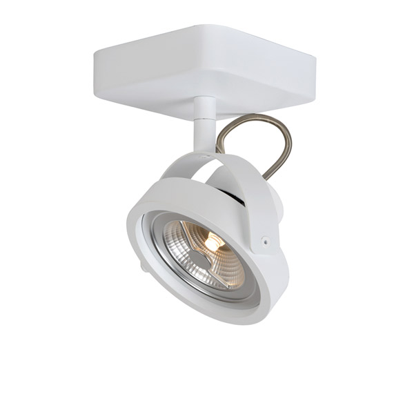 TALA LED - Ceiling spotlight - LED Dim. - G53 (AR111) - 1x12W 2700K - White Lucide