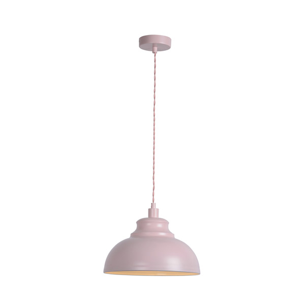 ISLA - Pendant light - Ø 29 cm - E14 - Pink Lucide