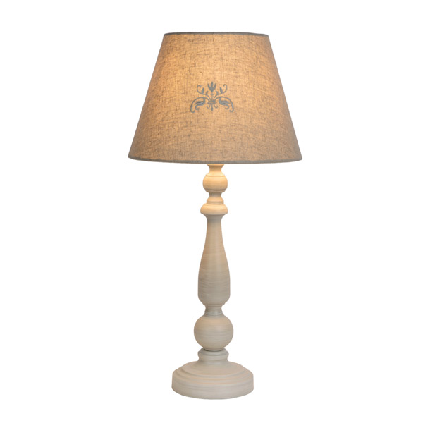 ROBIN - Table lamp - Ø 26 cm - E27 - Taupe Lucide