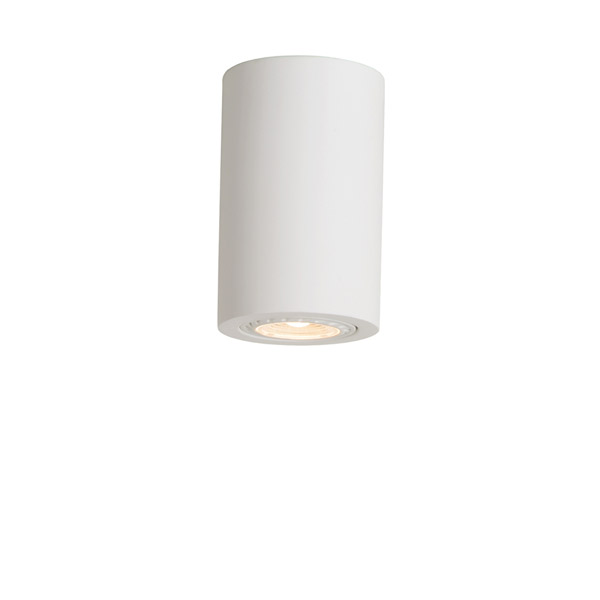 GIPSY - Ceiling spotlight - Ø 7 cm - GU10 - White Lucide