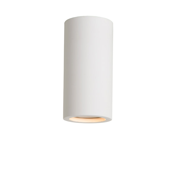 GIPSY - Ceiling spotlight - Ø 7 cm - GU10 - White Lucide
