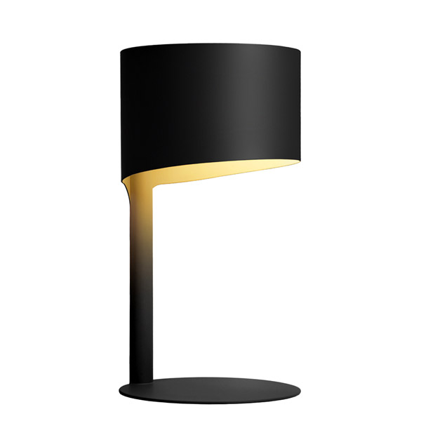 KNULLE - Table lamp - Ø 15 cm - E14 - Black Lucide