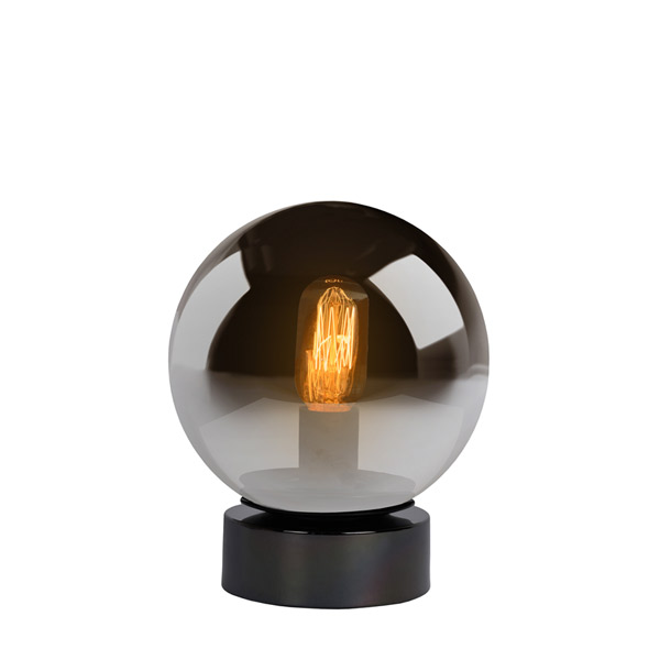 JORIT - Table lamp - Ø 20 cm - E27 - Smoke Grey Lucide