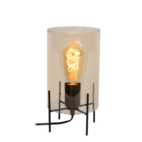 STEFFIE - Table lamp - Ø 15,5 cm - E27 - Amber Lucide
