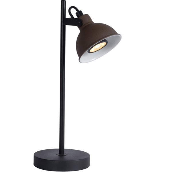DAMIAN - Desk lamp - GU10 - Rust Brown Lucide