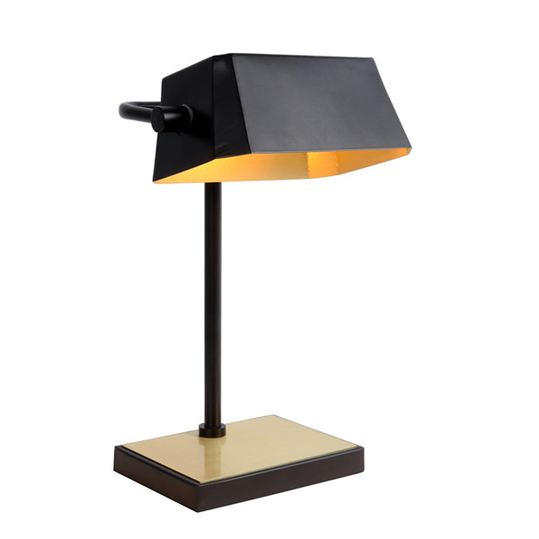 LANCE - Desk lamp - E27 - 3 StepDim - Black Lucide