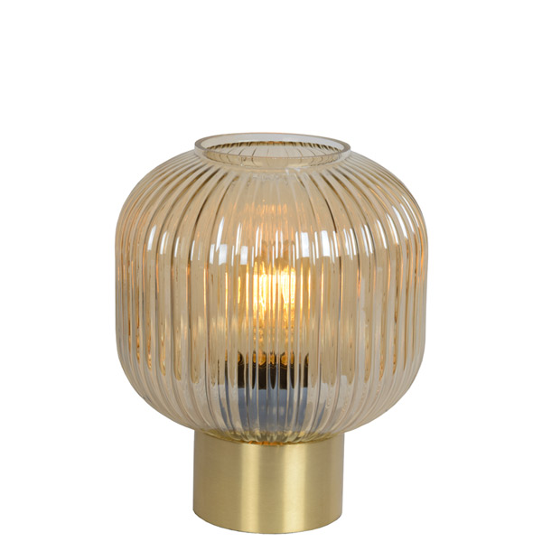 MALOTO - Table lamp - Ø 20 cm - E27 - Amber Lucide
