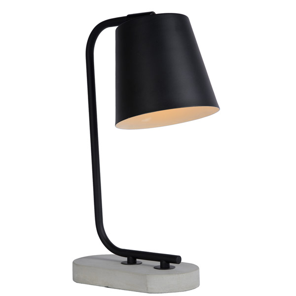 CONA - Table lamp - E27 - Black Lucide