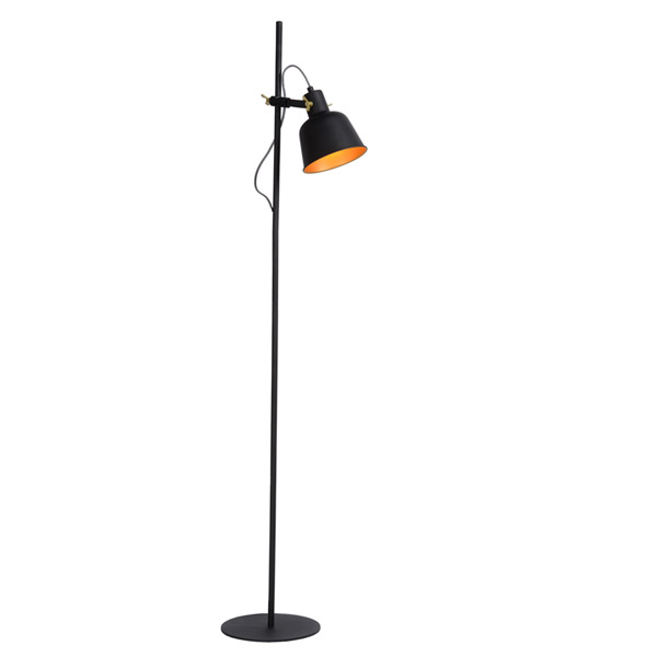 PIA - Floor lamp - E27 - Black Lucide
