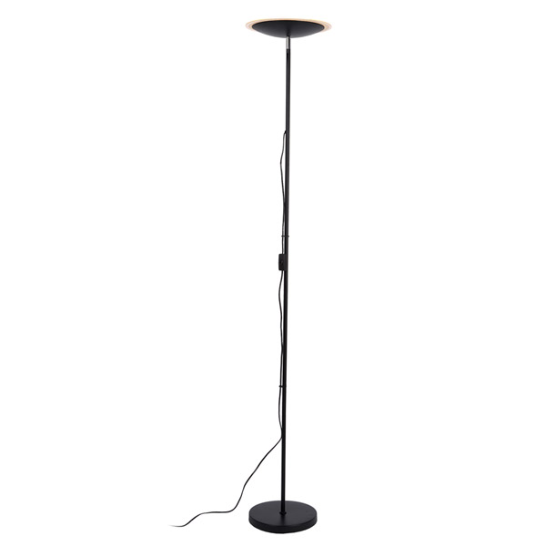 PRYMUS - Floor lamp - Ø 30 cm - LED - 1x20W 3000K - Black Lucide