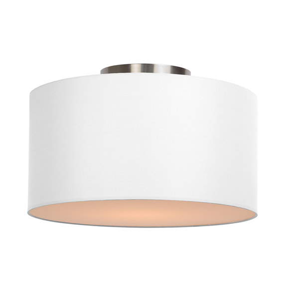 CORAL - Flush ceiling light - Ø 35 cm - E27 - White Lucide