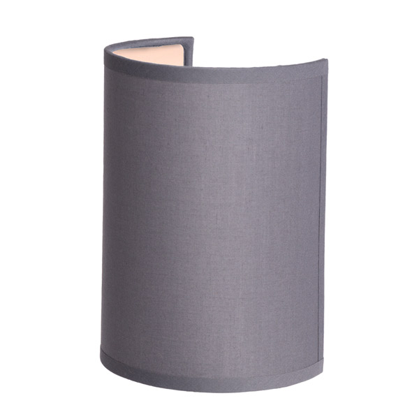 CORAL - Wall light - Ø 10 cm - E14 - Grey Lucide