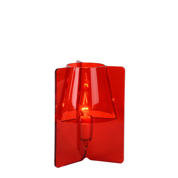 TRIPLI - Table lamp - Ø 18 cm - E14 - Red Lucide