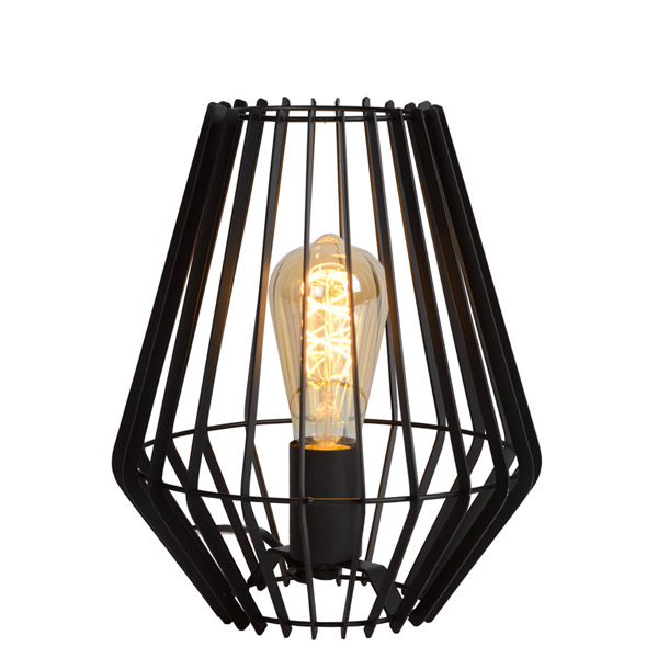 REDA - Table lamp - Ø 22 cm - E27 - Black Lucide