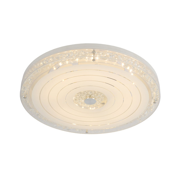VIVI - Flush ceiling light - Ø 38 cm - LED - 1x28W 3000K - Transparant Lucide