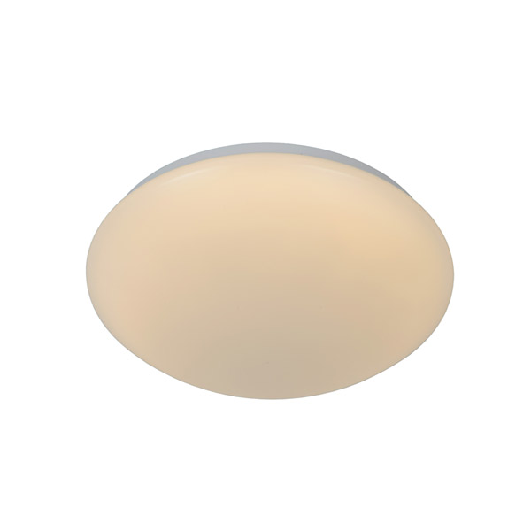 BIANCA-LED - Flush ceiling light Bathroom - Ø 31 cm - LED Dim. - 1x12W 3500K - IP21 - 3 StepDim - Opal Lucide