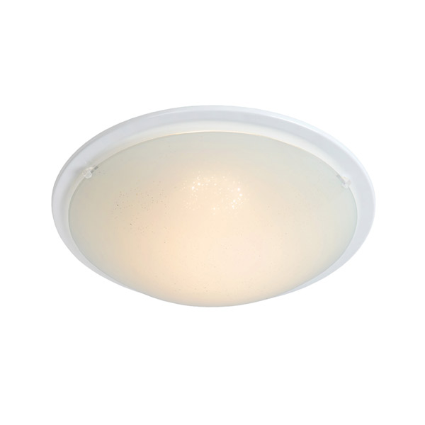RUNE - Flush ceiling light - Ø 27 cm - LED - 1x8W 3000K - White Lucide