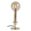 03521/01/10 Lucide LONE Table lamp G9/28W Amber glass/Brass  
