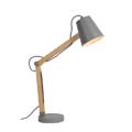 03601/01/36 Lucide TONY Desk Lamp E14 L41 W14 H69cm Grey  
