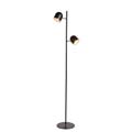 03703/10/30 Lucide SKANSKA-LED Floor Lamp 2x5W H141cm Black 