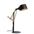 06618/01/30 Lucide KREEN Desk Lamp E27/40W H65cm Black  