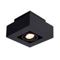 09119/06/30 Lucide XIRAX Ceiling Light 1xGU10/5W LED DTW Black  