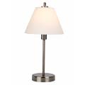 12561/21/12 Lucide Touch TWO table Lamp E14/40W Sat chrome/Opal G  