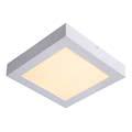 28107/22/31 Lucide BRICE-LED Ceiling L. Dimmable 22W Square IP40  