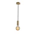 30490/01/02 Lucide DROOPY Pendant E27/5W incl. H10 O4.5cm Satin Gold  