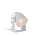 45564/01/31 Lucide CHAGO Table Lamp E14 13/15/19cm White  