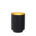 45588/01/30 Lucide SUZY Table lamp E14/40W Round Black/Gold  