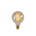 49032/05/62 Lucide Bulb LED Globe G95 5W 260LM 2200K Dimmable Amber  