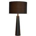 73504/81/30 Lucide YESSIN Table lamp E27/60W H58cm Black  