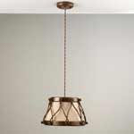 Подвесной кулон Lustrarte 528 One Light высотой 8,7 дюймов из коллекции Tambor