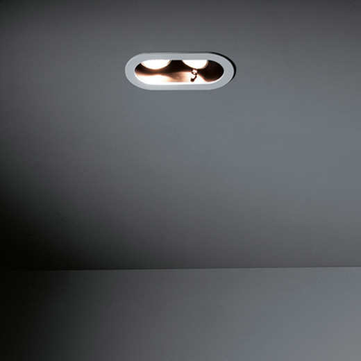 Duell recessed 2x LED GE Modular    