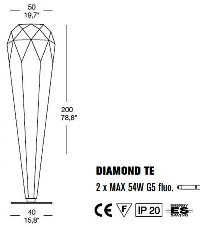 Diamond Stehlampe TE   2