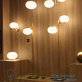 Alba Oluce polished opaline, LED, 28,5cm, H161cm   ALBA382