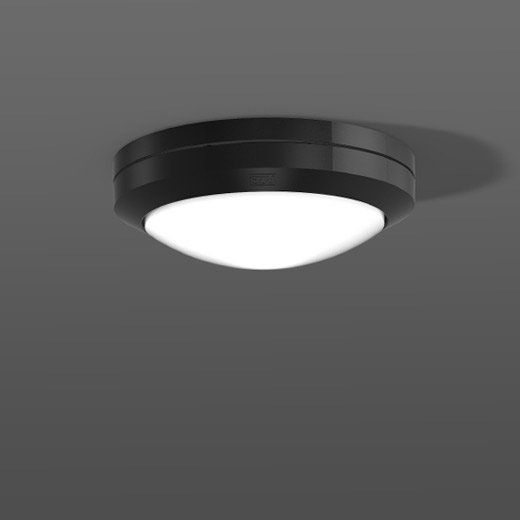 Rounded Midi RZB ,   Safety luminaire for central battery sys 672284.0031
