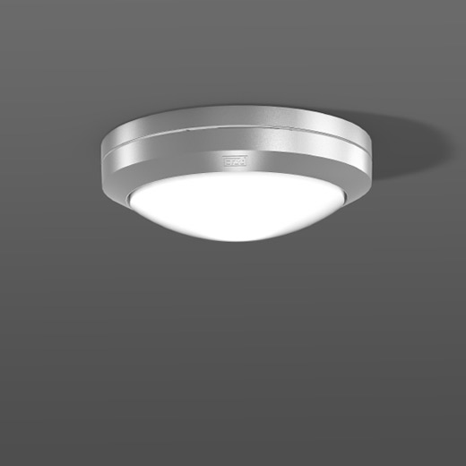 Rounded Midi RZB ,   Safety luminaire for central battery sys 672284.004
