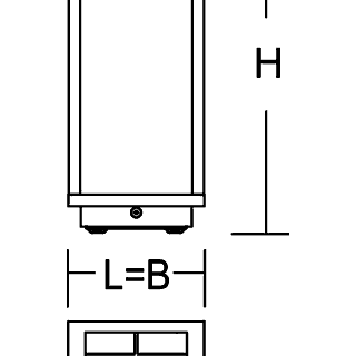 HB 401 RZB   Solar luminaire with movement sensor 612154.0031.19