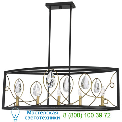 1-2032-5-62 Savoy House Suave 5 Light Linear Chandelier 