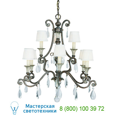 1-3002-9-8 Savoy House St. Laurence 9 Light Chandelier 