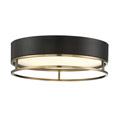 6-2191-15-322 Savoy House Creswell Warm Brass Oval LED Flush Mount  