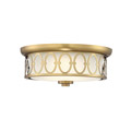 6-2390-14-322 Savoy House Sherrill Warm Brass LED Flush Mount  