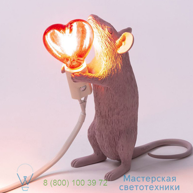  Mouse Lamp Seletti L13,3cm, H14,5cm   14884SV 4
