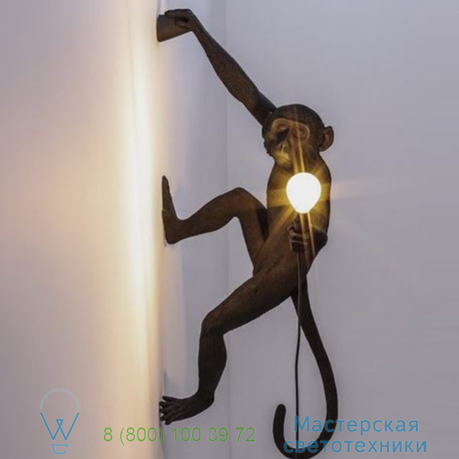 фотография Monkey lamp Seletti L37cm, H75cm настенный светильник 14919 0