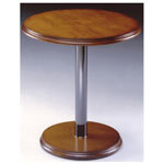 400-1 5/01 - Executive pedestal table, metal leg, Schuller