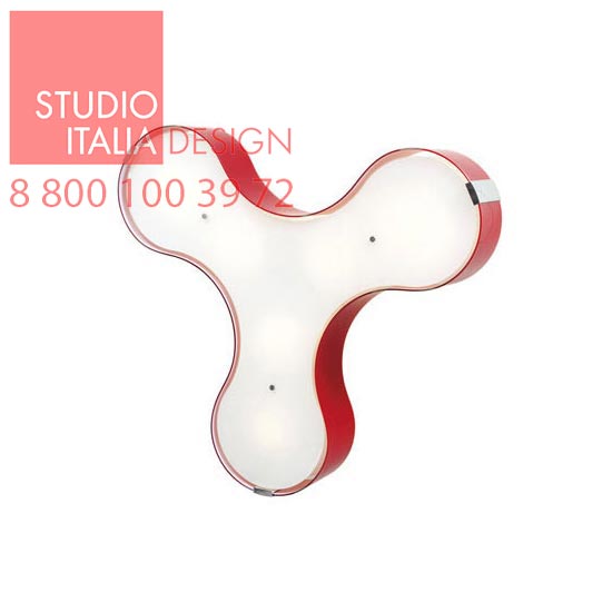 Tris PL glossy red   Studio Italia Design