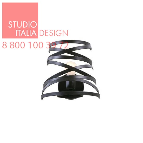 Curl My Light AP matt Black 9005   Studio Italia Design