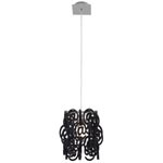 At SO3 glossy black подвесной светильник Studio Italia Design